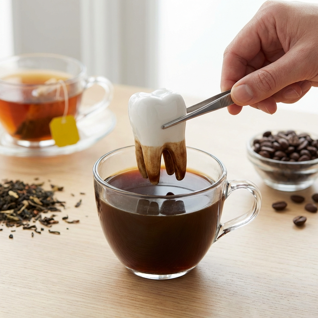 Hoe koffie, thee en wijn je tanden beïnvloeden