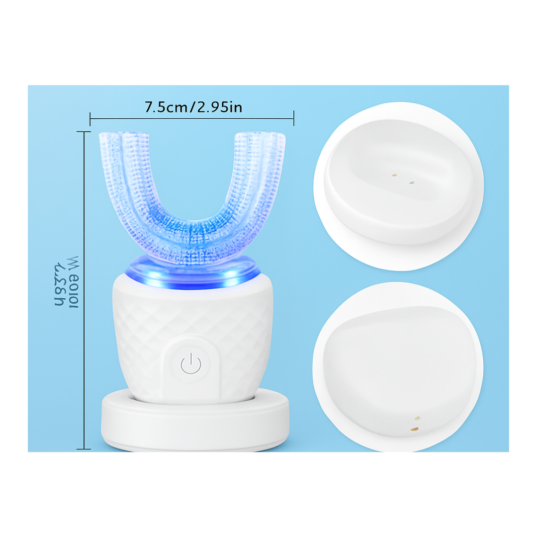 U-vormige Elketrische Tandenborstel - Volwassene - Silicone Haren