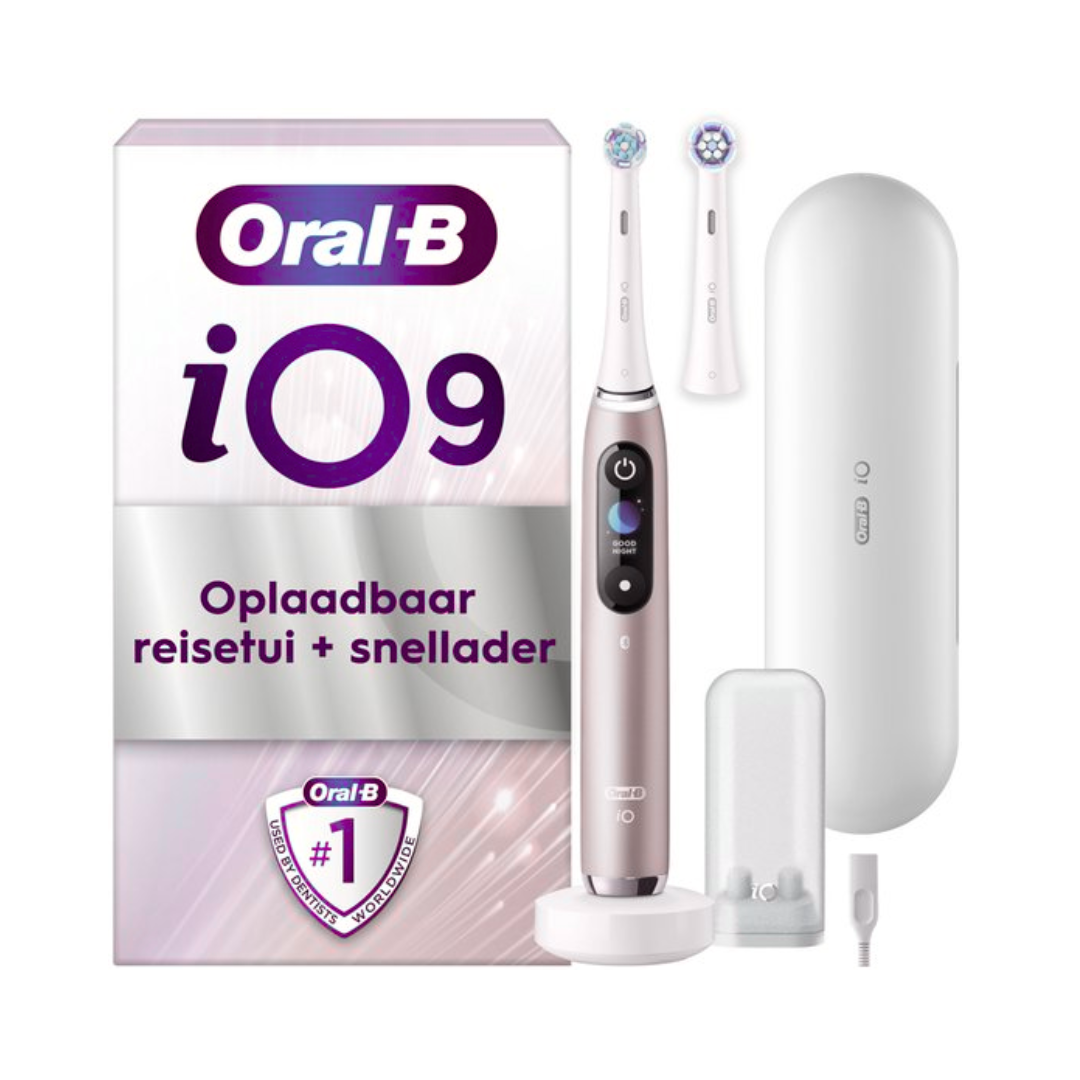 Oral-B iO 9N - 2 Jaar Garantie - Elektrische Tandenborstel - Rose Quartz